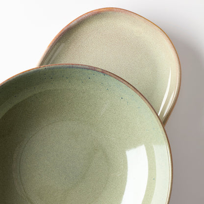 Organic Shades Sage Green 2-Piece Serving Set
