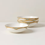 British Colonial Bamboo Fruit Bowls, Set of 4