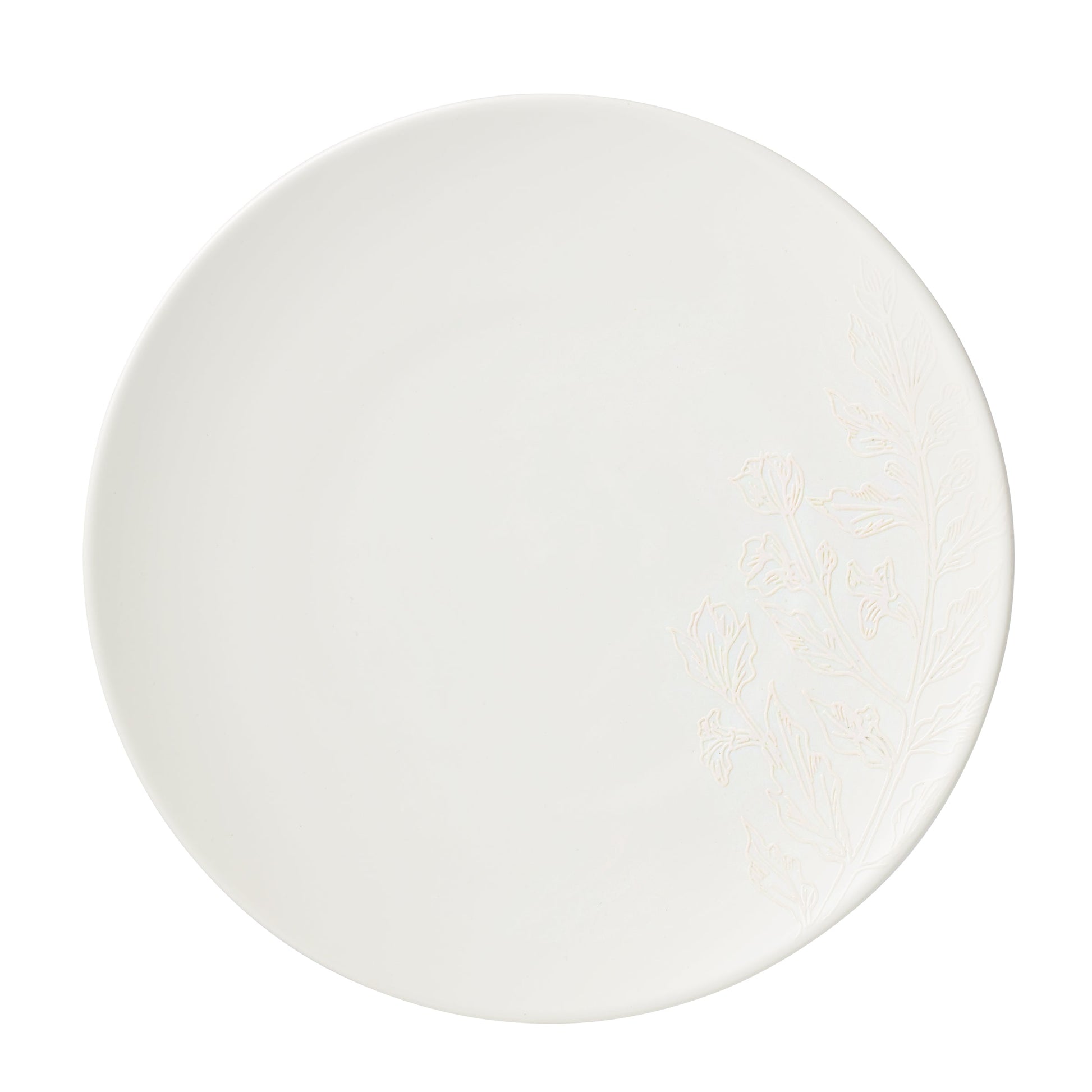 Roseto White 12-Piece Dinnerware Set