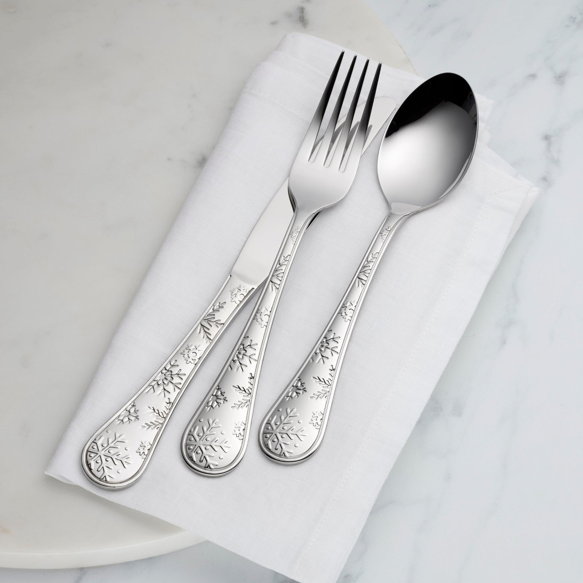 Snowflake Wishes 12-Piece Flatware Set