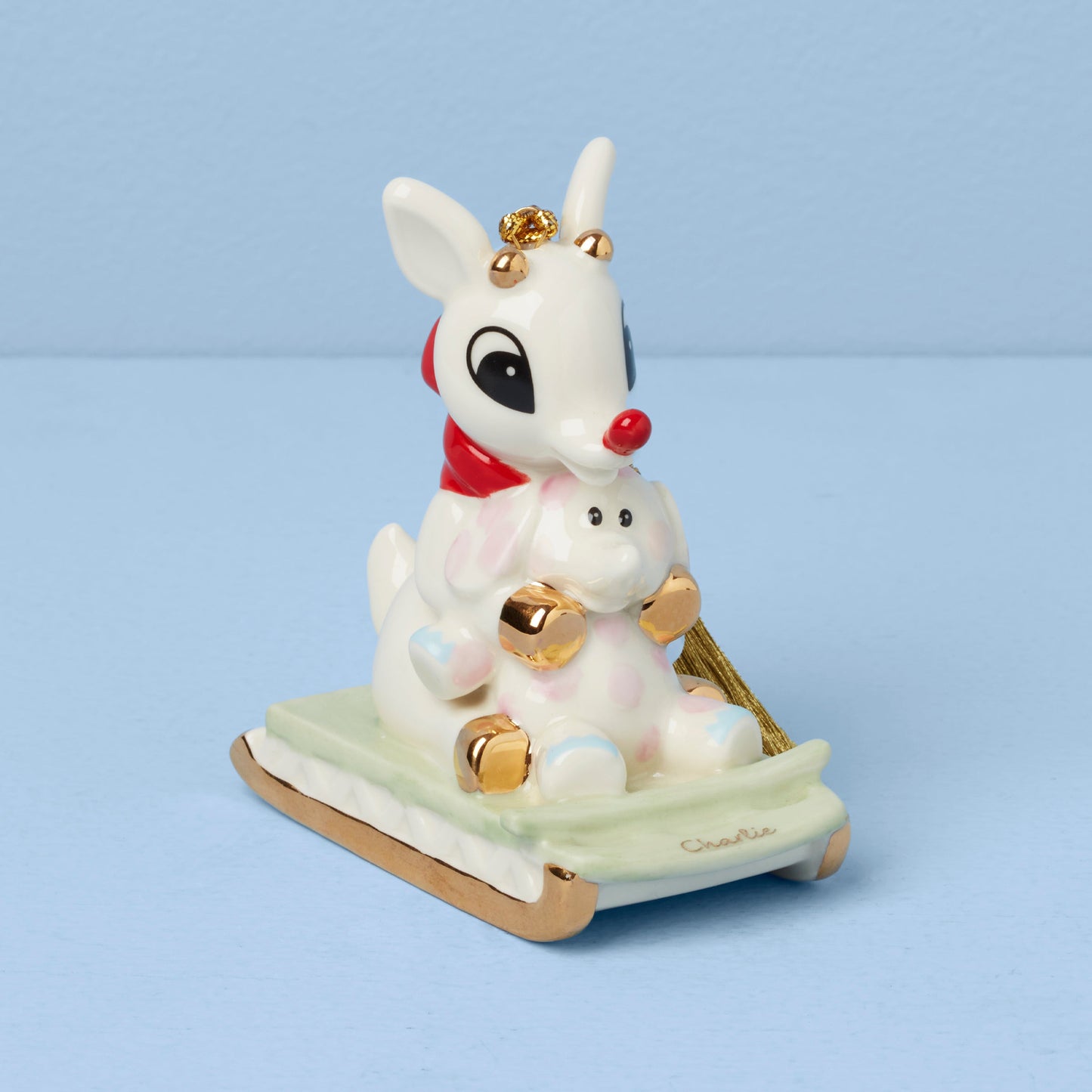 Personalized Rudolph with Misfit Elephant Ornament