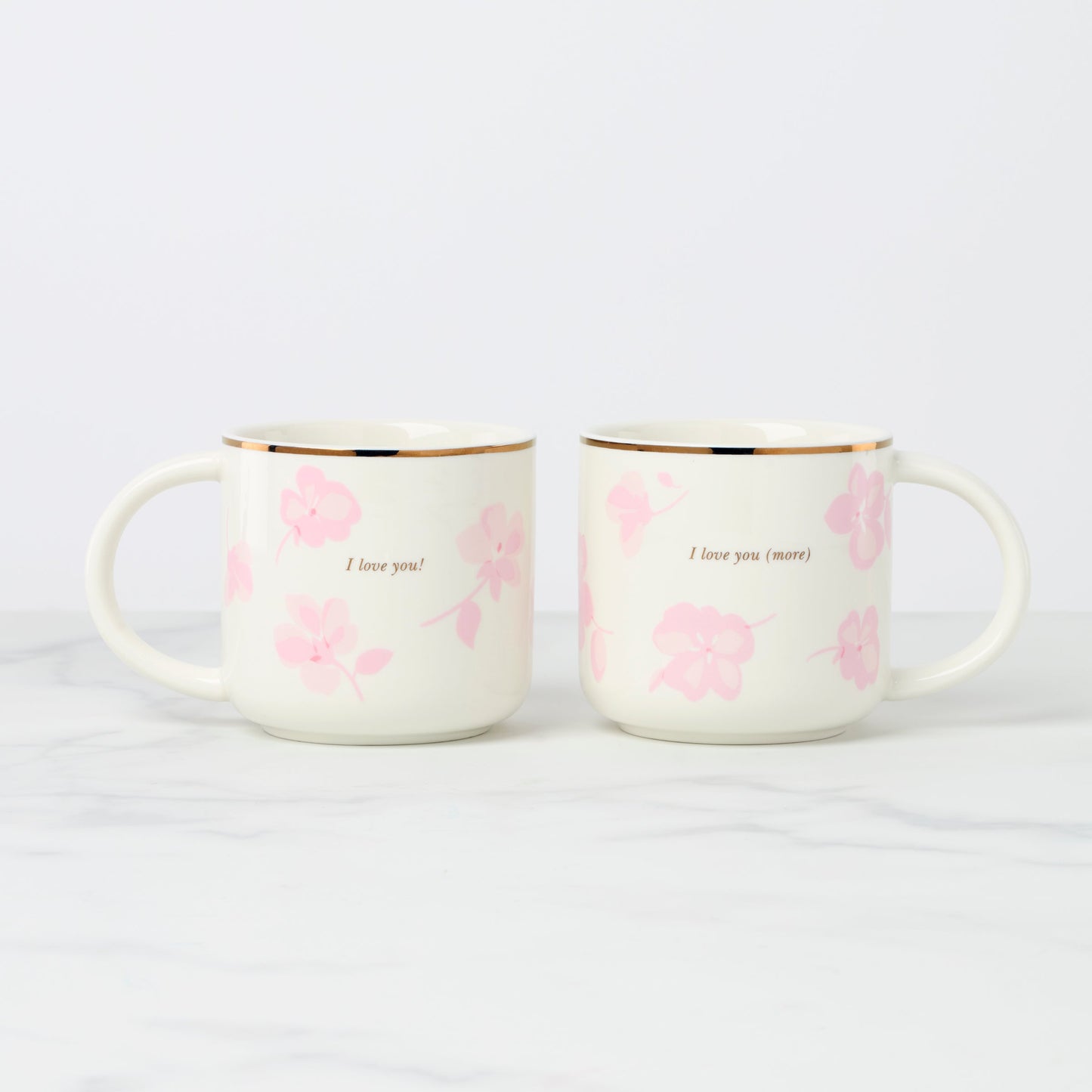 Spring Pansies Mugs, Set of 2