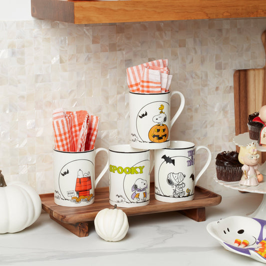 The Great Pumpkin Mugs, Set of 4