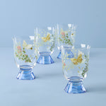 Butterfly Meadow Herbs Short Tumblers, Set of 4