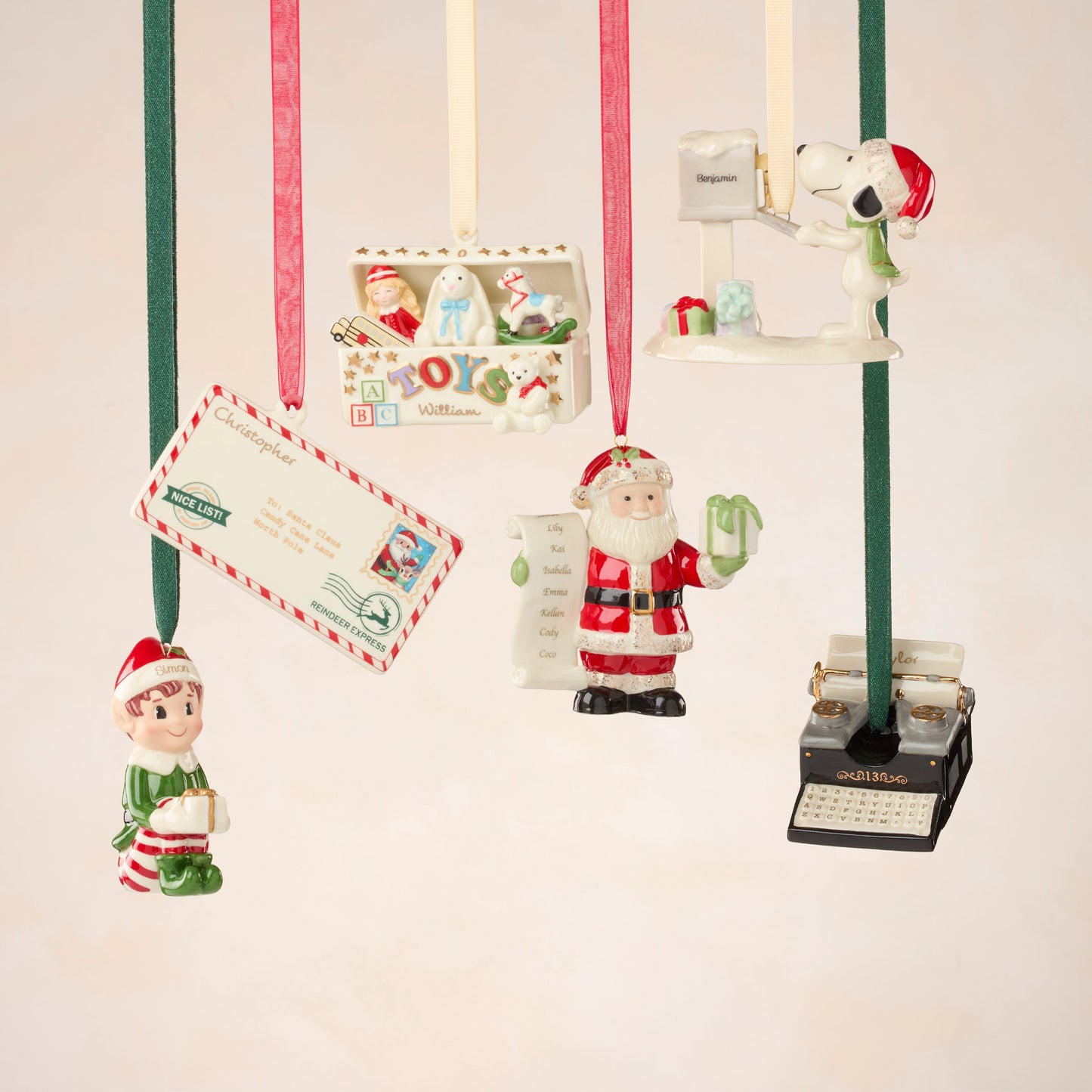 Personalized Naughty & Nice Ornament