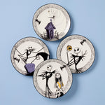 Nightmare Before Christmas Accent Plates, Set of 4