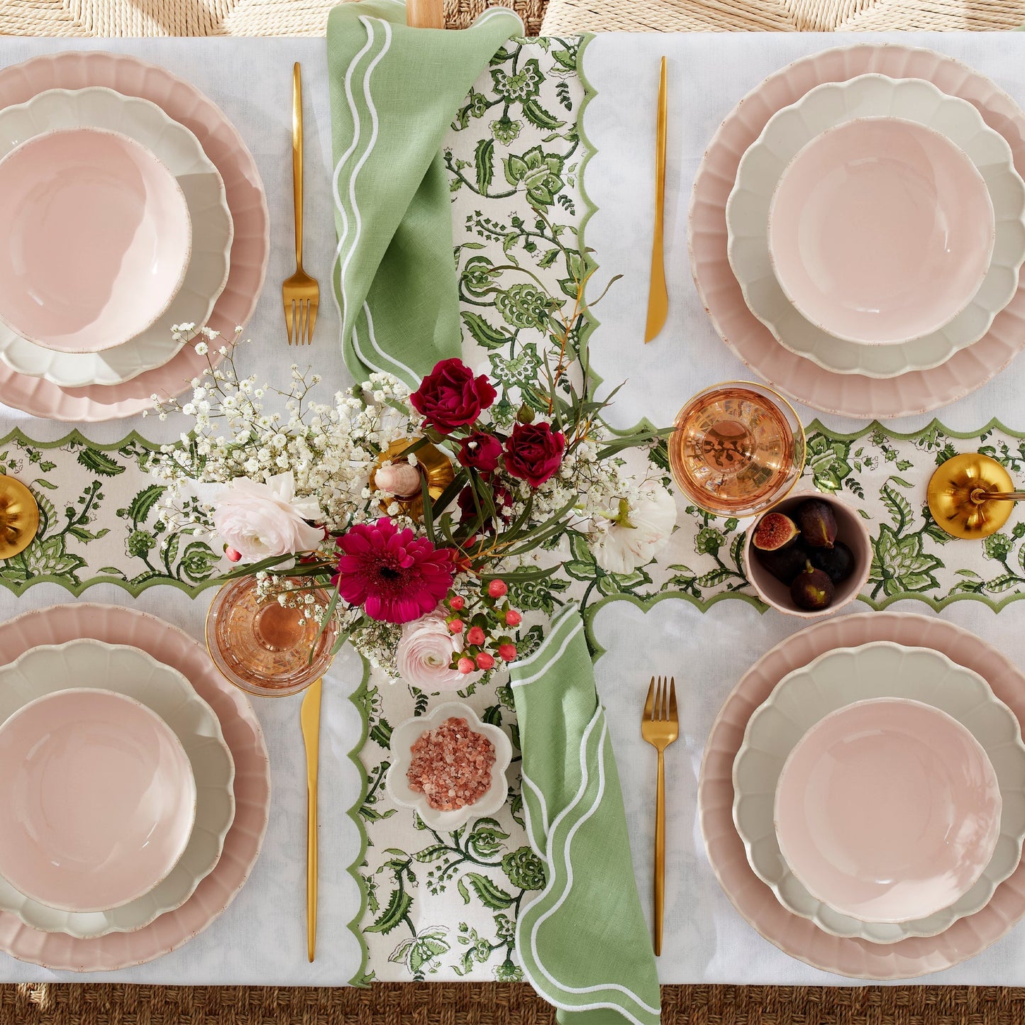 Zephyr Gold Satin 45-Piece Flatware Set