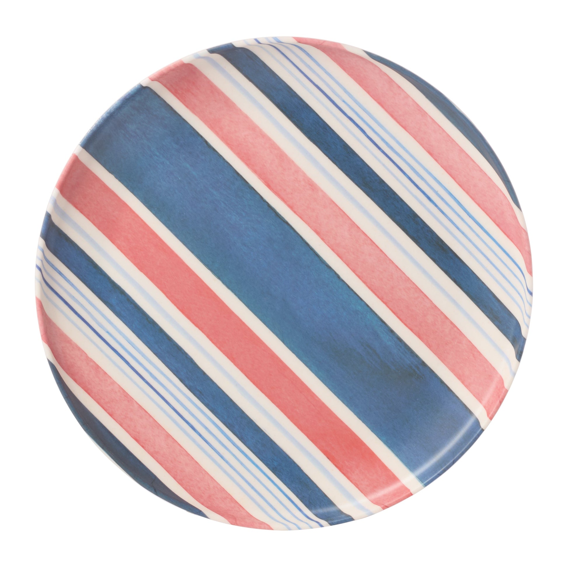 24 Seven Melamine Stripe 12-Piece Dinnerware Set