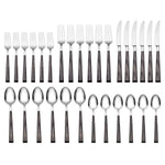 Coronado Charcoal 30-Piece Flatware Kit