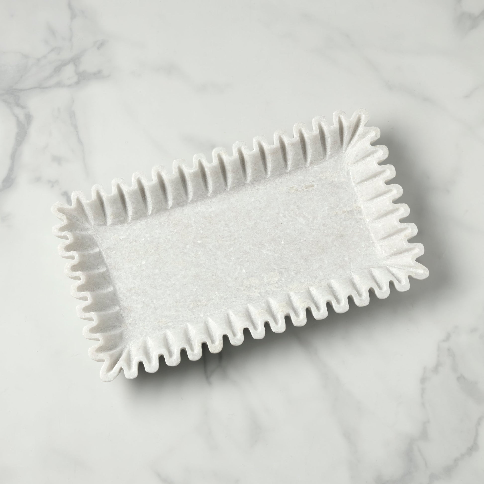 Waterloo Wavy Marble Platter
