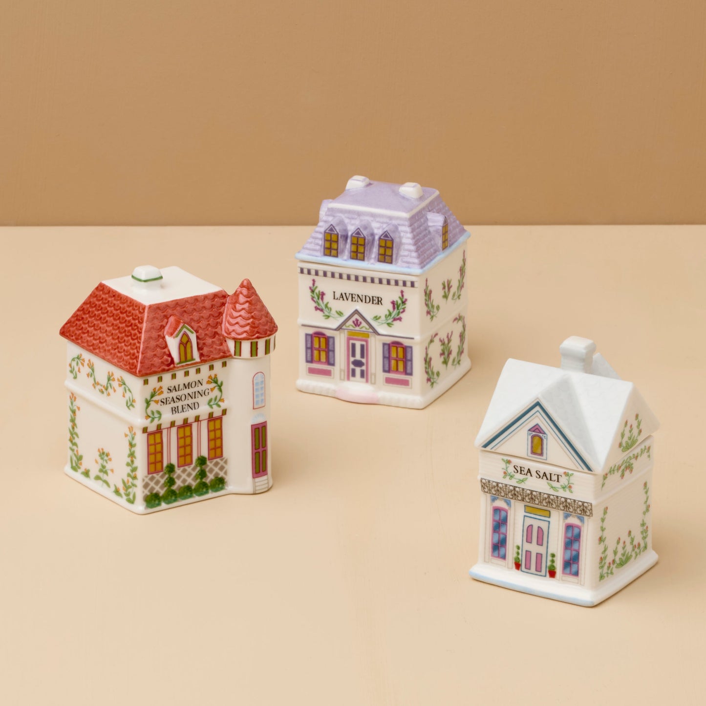 Lenox Spice Village 3-Piece West Coast Spice Jars Set
