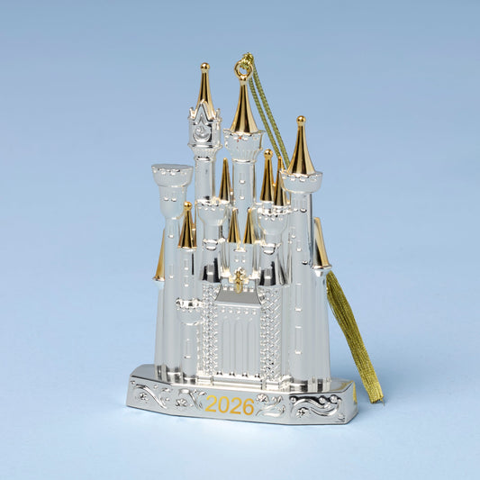 2026 Cinderella Castle Silverplate Ornament