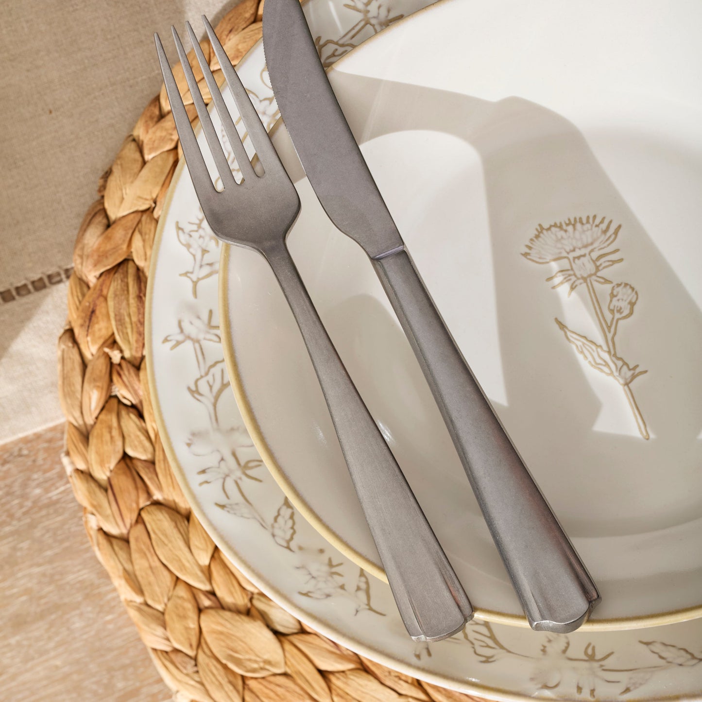 Homespun 12-Piece Dinnerware Set