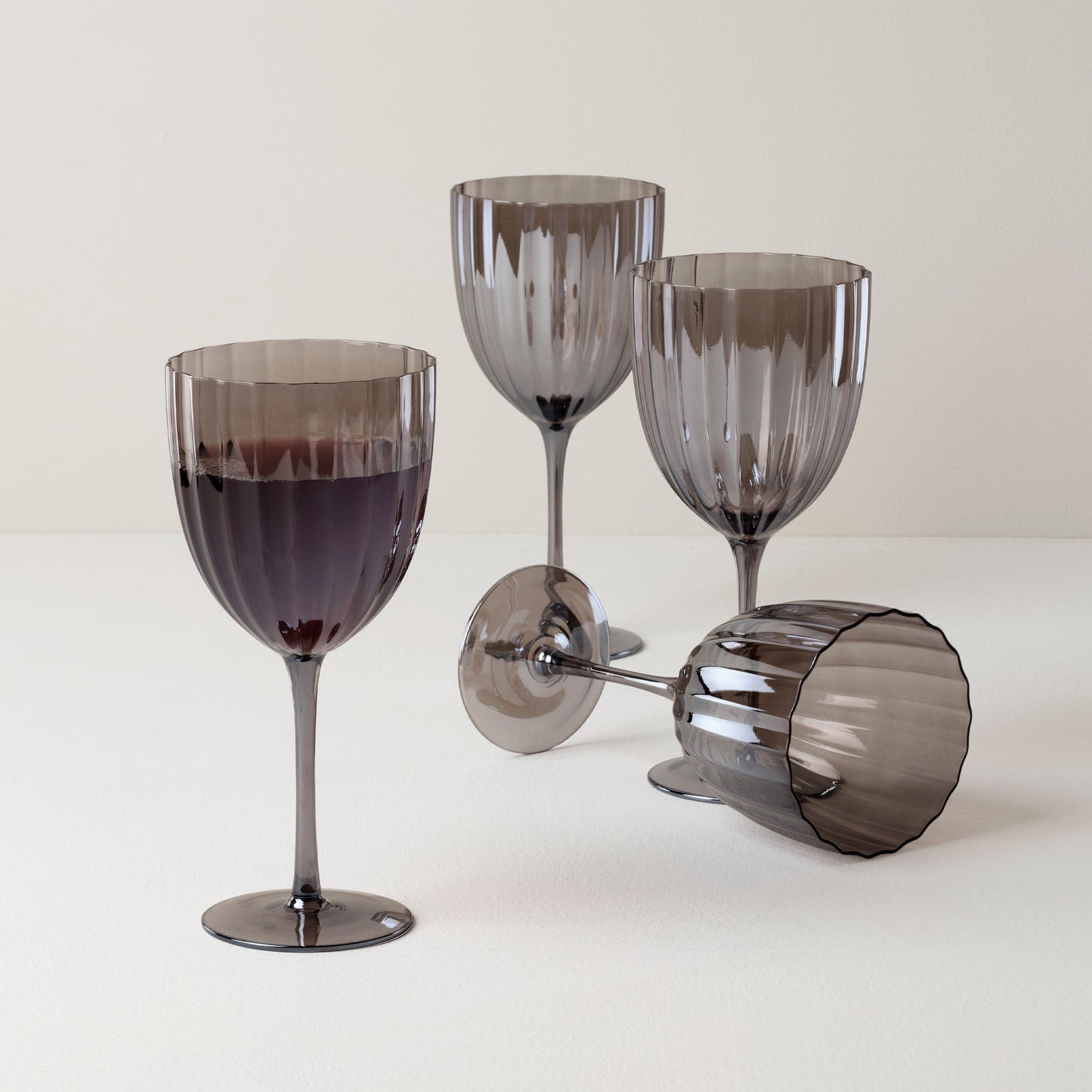 Curva Luxe All-Purpose Wine Glasses, Set of 4
