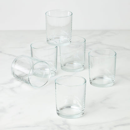 24 Seven Clear Medium Tumblers, Set of 6