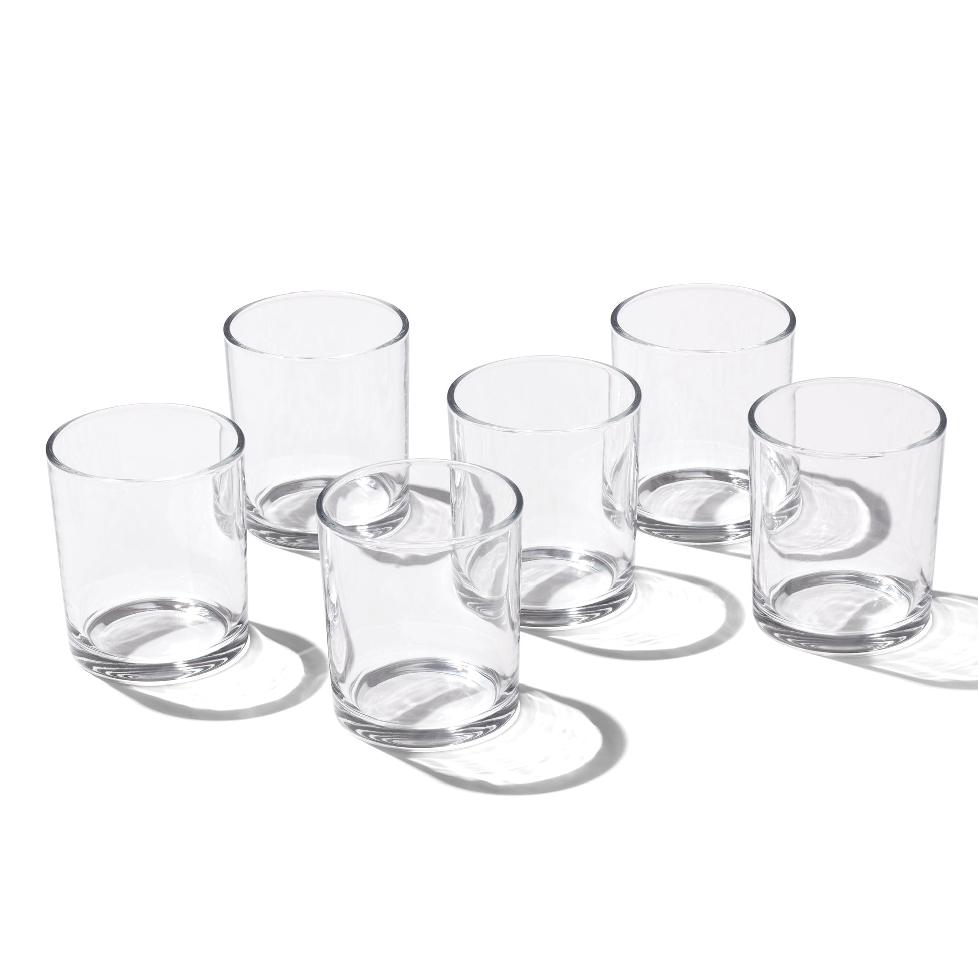 24 Seven Clear Medium Tumblers, Set of 6