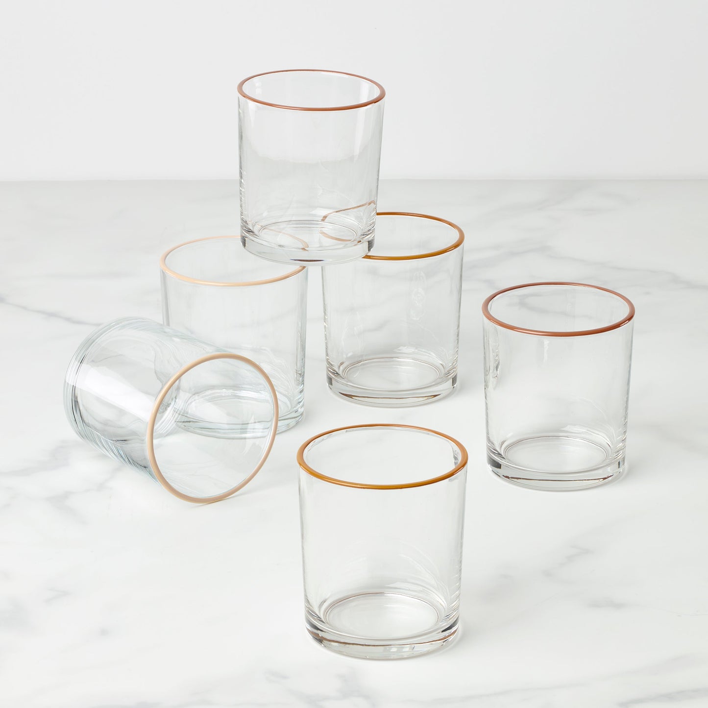 24 Seven Sunbaked Medium Tumblers, Set of 6