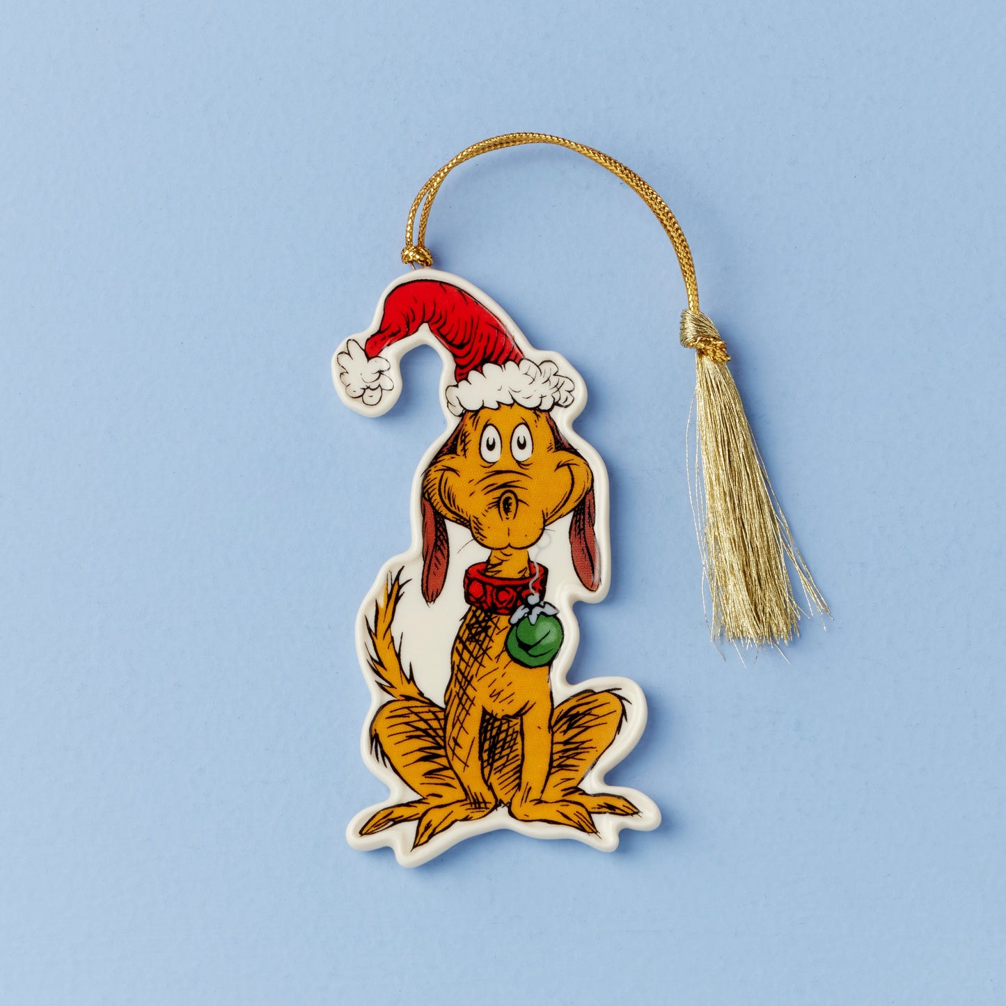 Max the Dog Flat Ornament