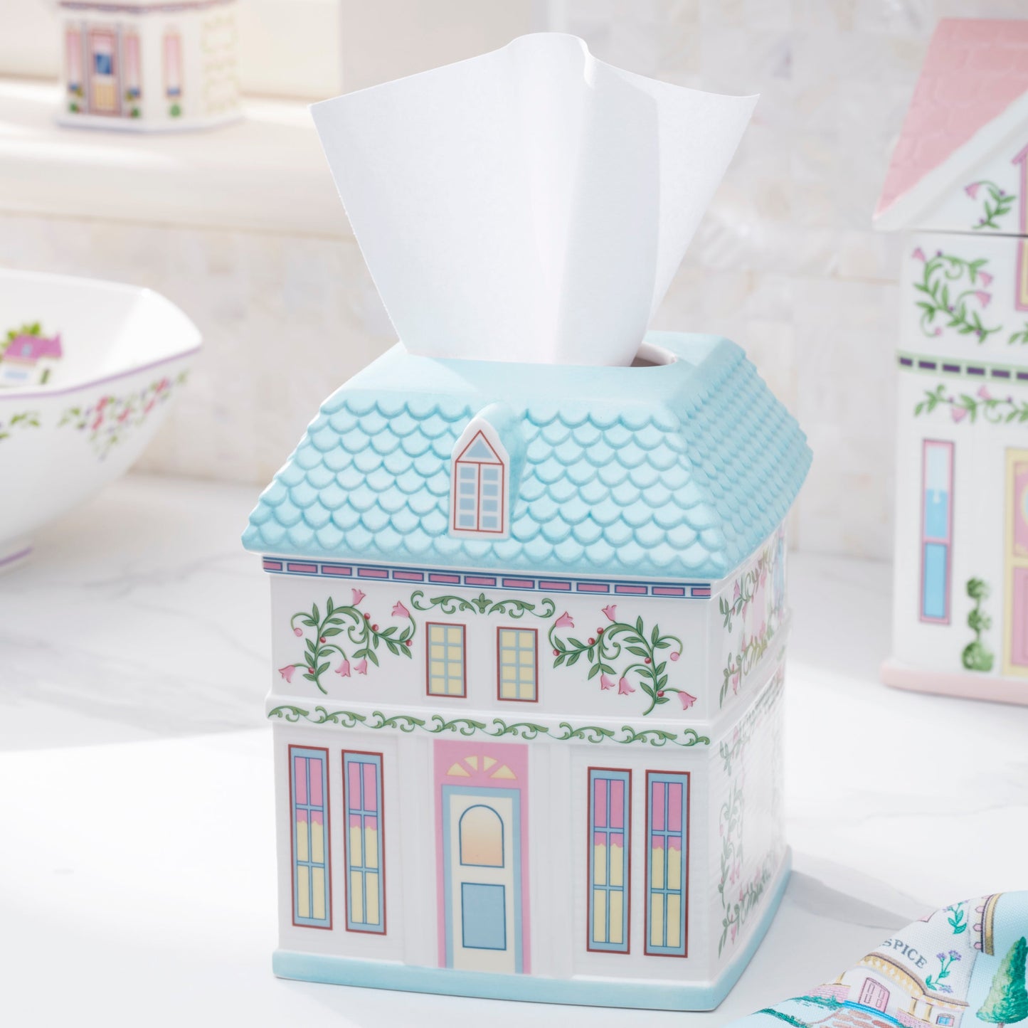 Lenox Spice Village Tissue Box Holder
