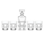 Hudson Crystal 5-Piece Whiskey Set
