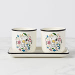 Chef Snoopy Herb Pots, Set Of 3
