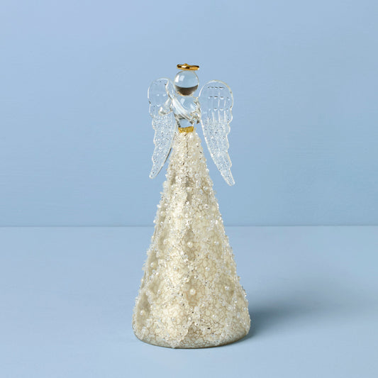 Radiant Light Lit Angel Figurine