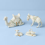 Holiday Miniature Nativity Animals 4-Piece Set