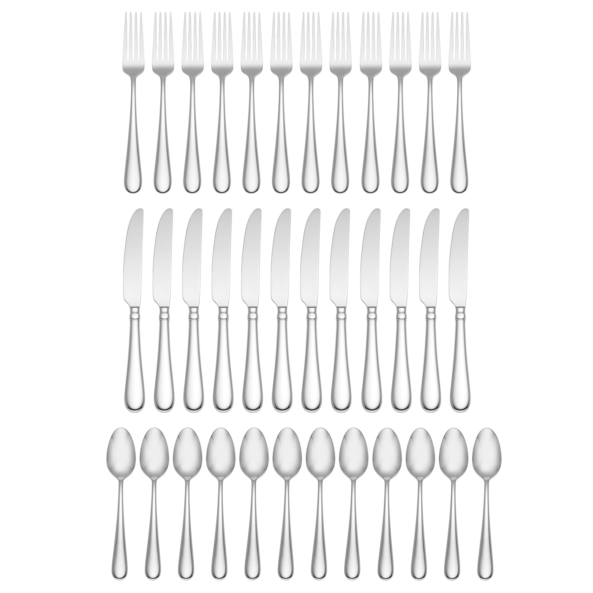 Studio 1414 36-Piece Flatware Set