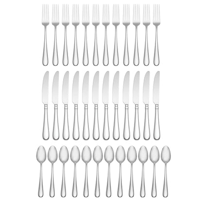 Studio 1414 36-Piece Flatware Set