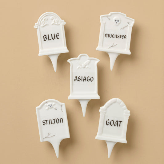 Headstone Cheese Markers 5 Piece Set