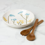 Wildflowers Salad Bowl with Servers