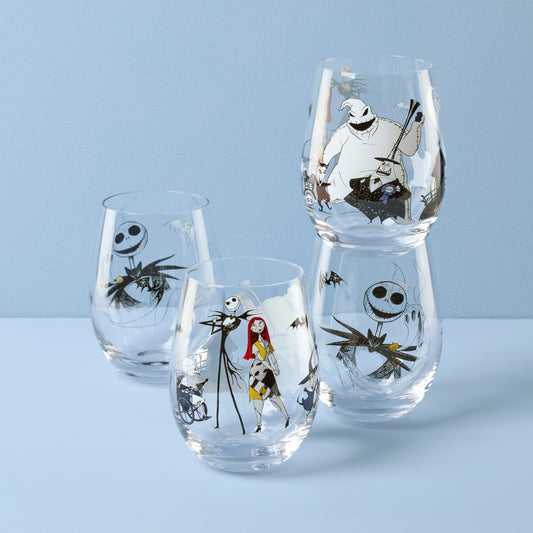 Nightmare Before Christmas Assorted Tumblers, Set of 4