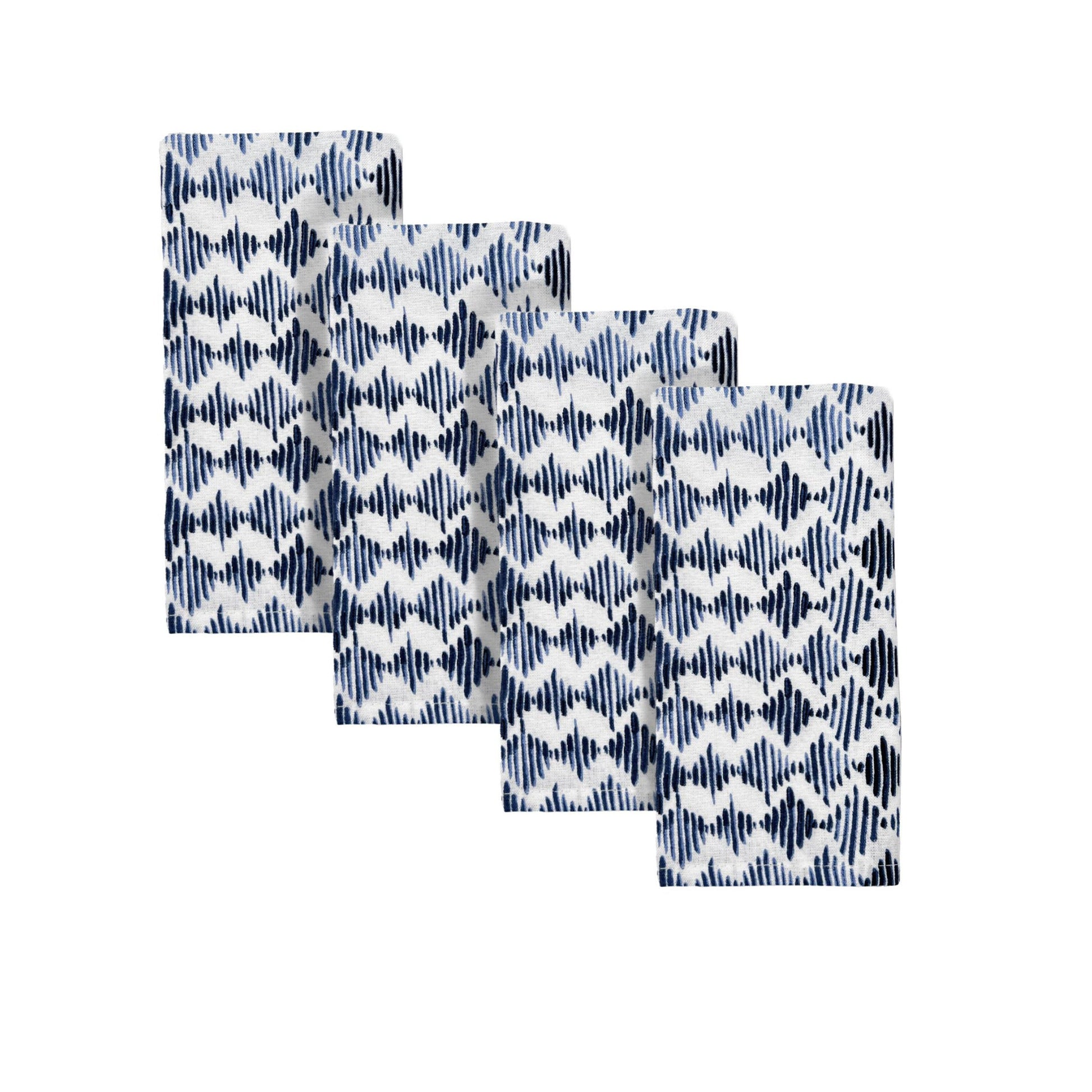Blue Bay Diamond Dinner Napkins, Set of 4