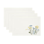 Wildflowers Border Placemats, Set of 4