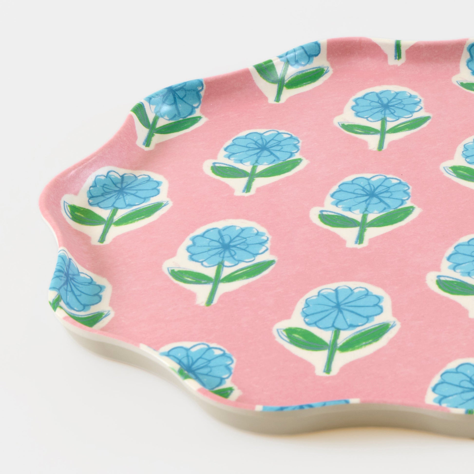 Flora Reusable Large Plates, Set of 6