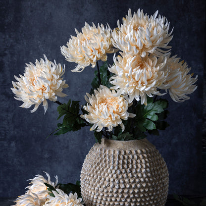 Artificial Cream Chrysanthemum Stem