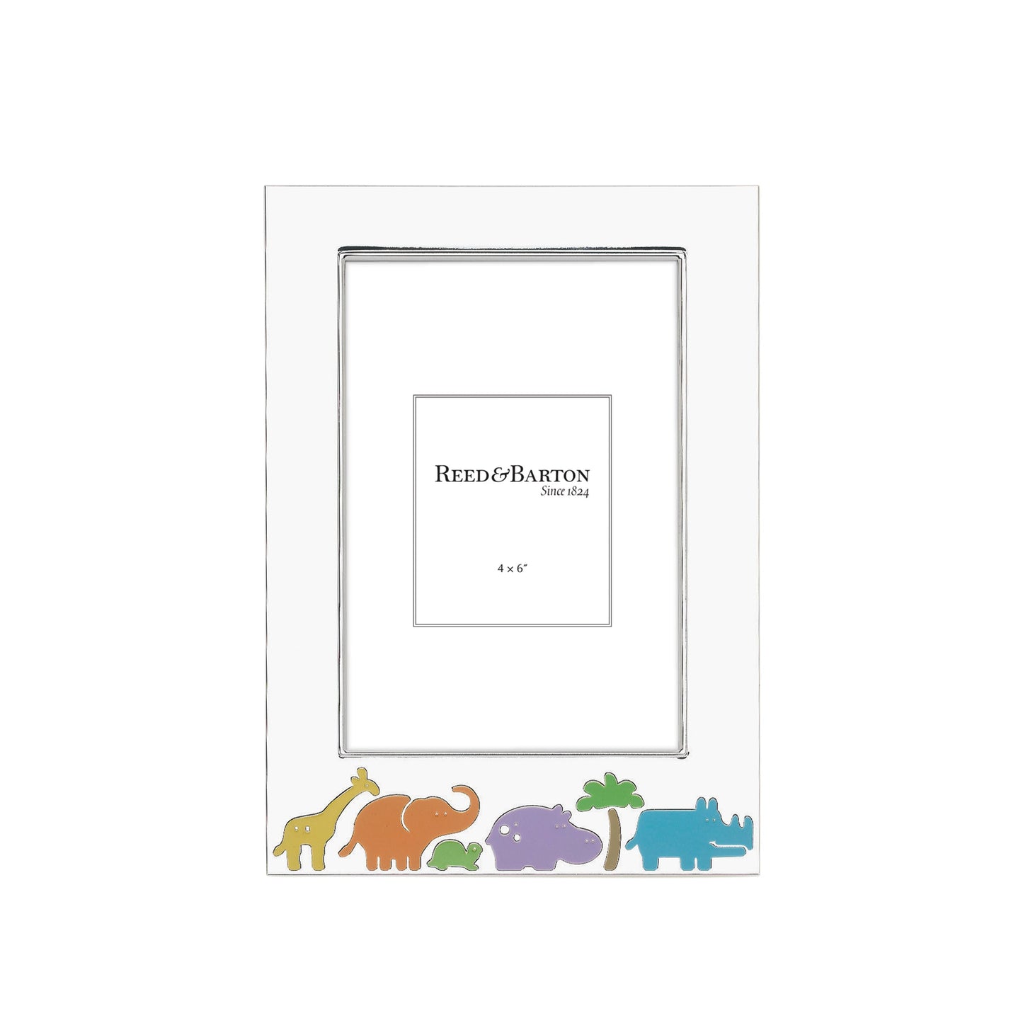Jungle Parade Silverplate 4x6 Photo Frame