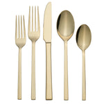 Allay Champagne 20-Piece Flatware Set