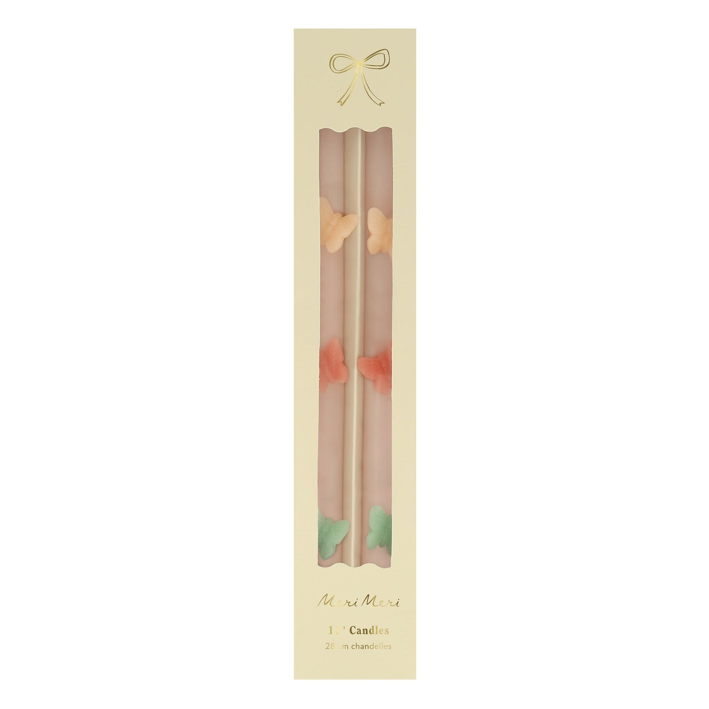 Butterfly Taper Candles, Set of 2