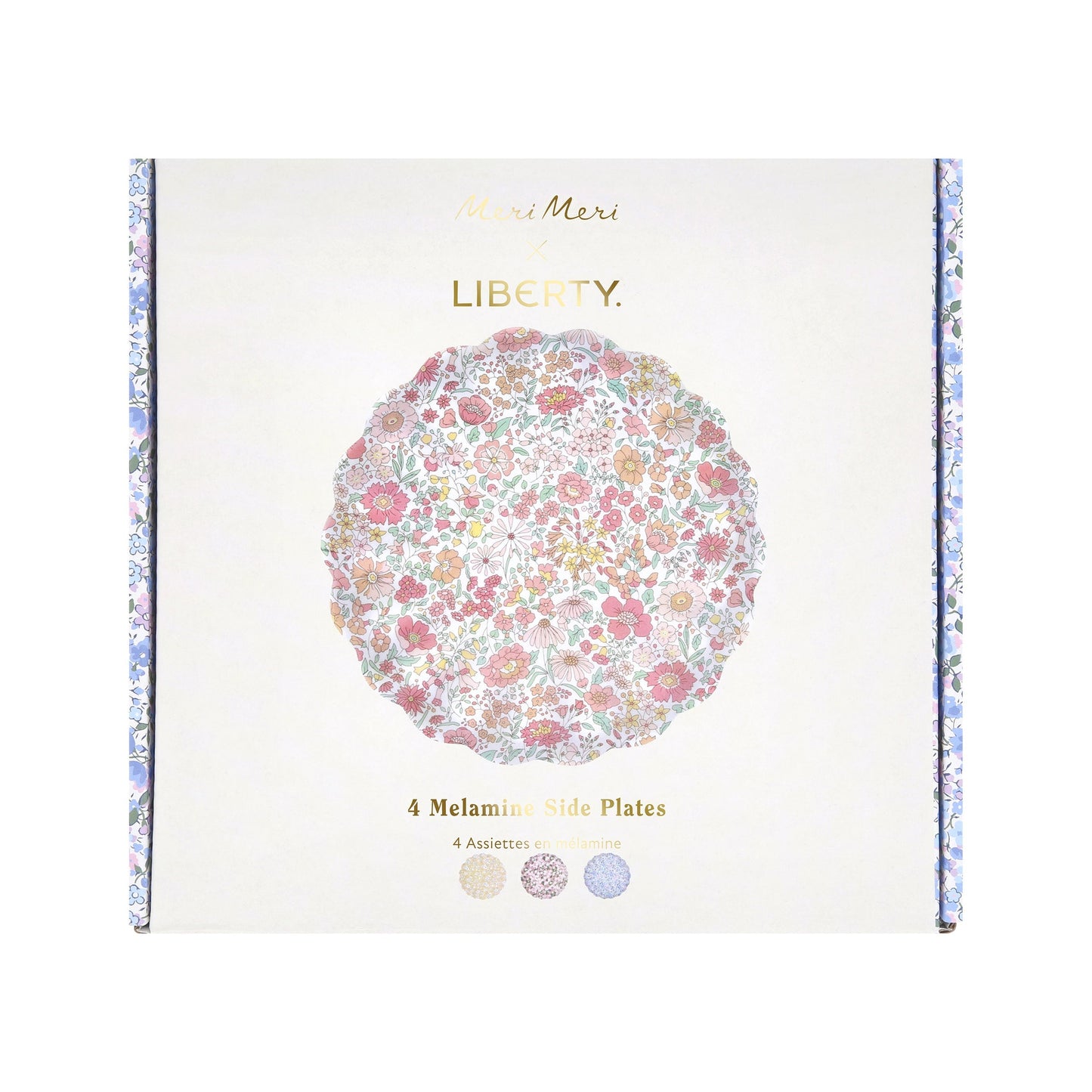 Meri Meri X Liberty Floral Melamine Small Plate, Set of 4