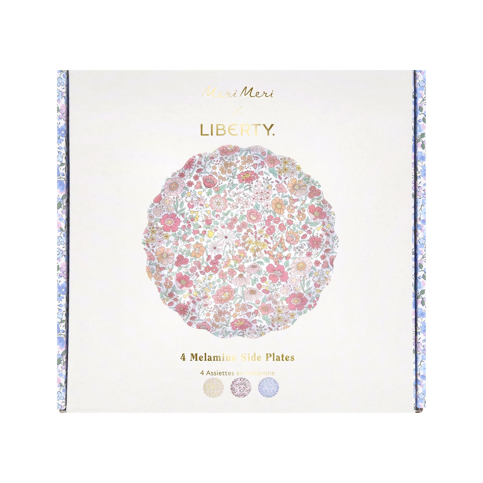 Meri Meri X Liberty Floral Melamine Small Plate, Set of 4