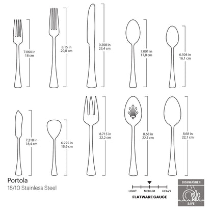 Portola 65-Piece Flatware Set