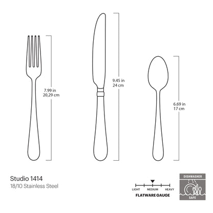 Studio 1414 24-Piece Flatware Set