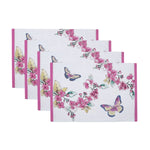 Butterfly Meadow Floral Placemats, Set of 4