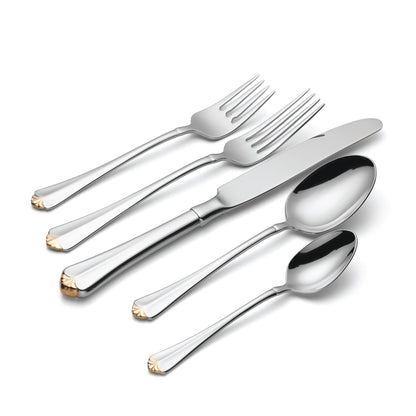 Golden Juilliard 20-Piece Flatware Set