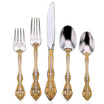 Golden Michelangelo 20-Piece Flatware Set